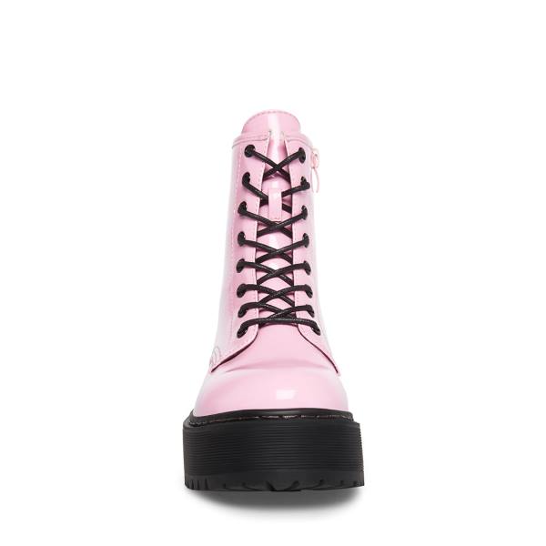 Botki Damskie Steve Madden Bettyy Lakierowana Różowe | SM-650YC