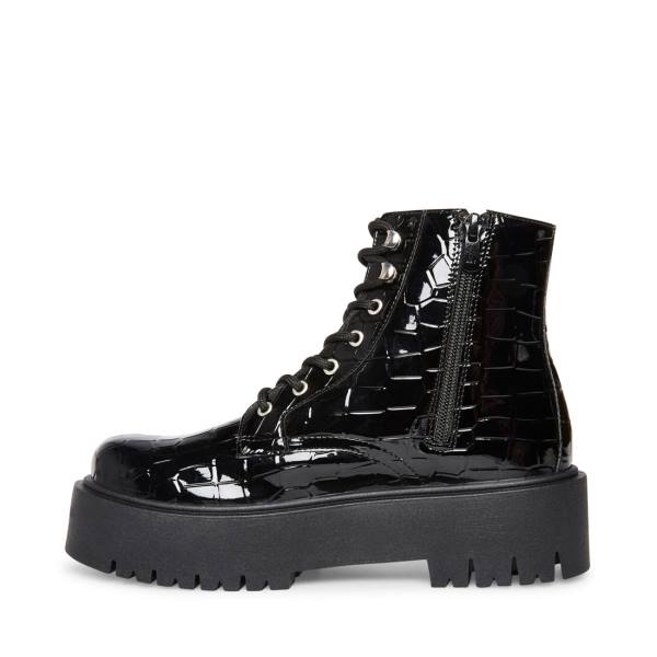 Botki Damskie Steve Madden Keeghan Czarne | SM-934VT