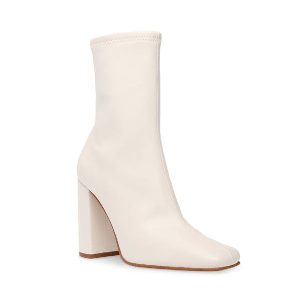 Botki Damskie Steve Madden Lynden Bone Beżowe | SM-128AD