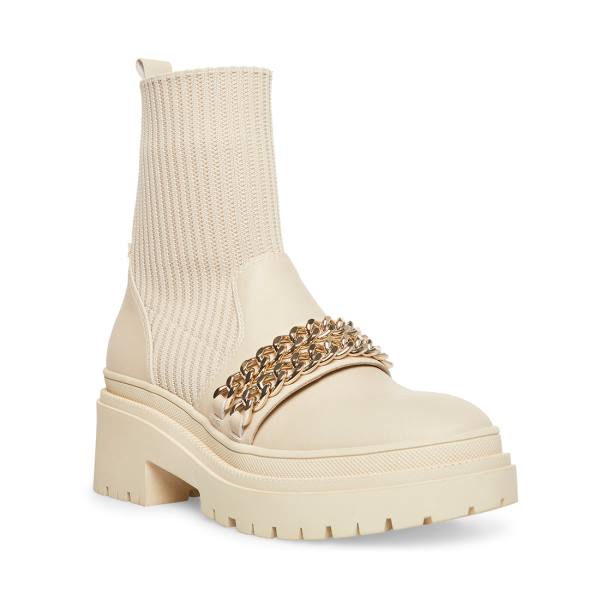 Botki Damskie Steve Madden Zyla Sand Brązowe | SM-573BT