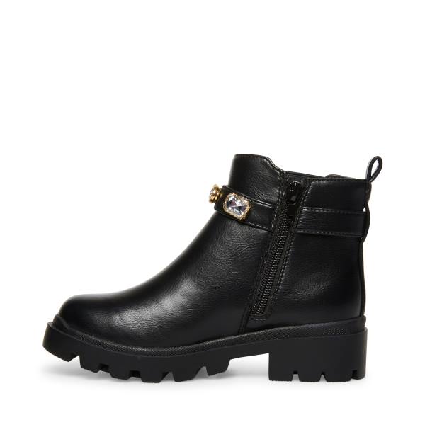 Botki Dziecięce Steve Madden Jamulet Czarne | SM-928QO