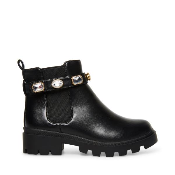 Botki Dziecięce Steve Madden Jamulet Czarne | SM-928QO