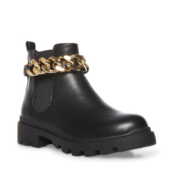 Botki Dziecięce Steve Madden Jamuletc Czarne | SM-958XU