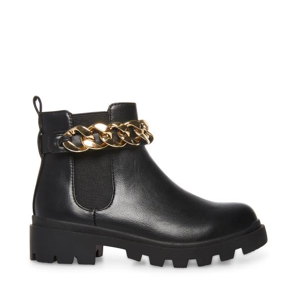 Botki Dziecięce Steve Madden Jamuletc Czarne | SM-958XU