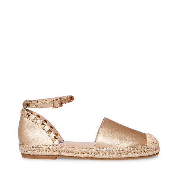 Buty Płaskie Damskie Steve Madden Alissa Złote | SM-713QZ