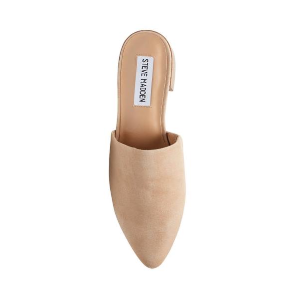 Buty Płaskie Damskie Steve Madden Cairo Camel Zamszowe Brązowe | SM-615FU