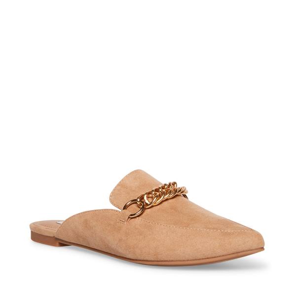 Buty Płaskie Damskie Steve Madden Foreseen Tan Brązowe | SM-287JY