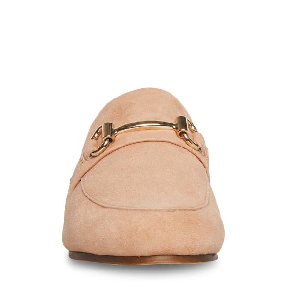 Buty Płaskie Damskie Steve Madden Kandi Camel Zamszowe Brązowe | SM-340CY