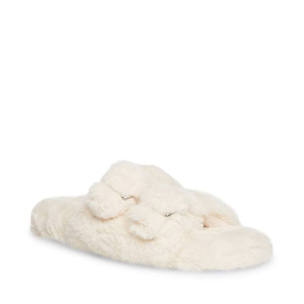 Kapcie Damskie Steve Madden Staycation Bone Beżowe | SM-013RG