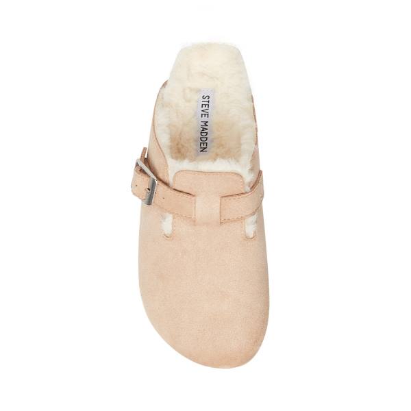 Kapcie Damskie Steve Madden Unwind Taupe Szare Brązowe | SM-816HF