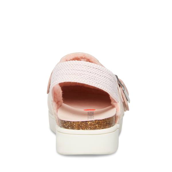 Kapcie Dziecięce Steve Madden Jfade Blush Różowe | SM-726MB