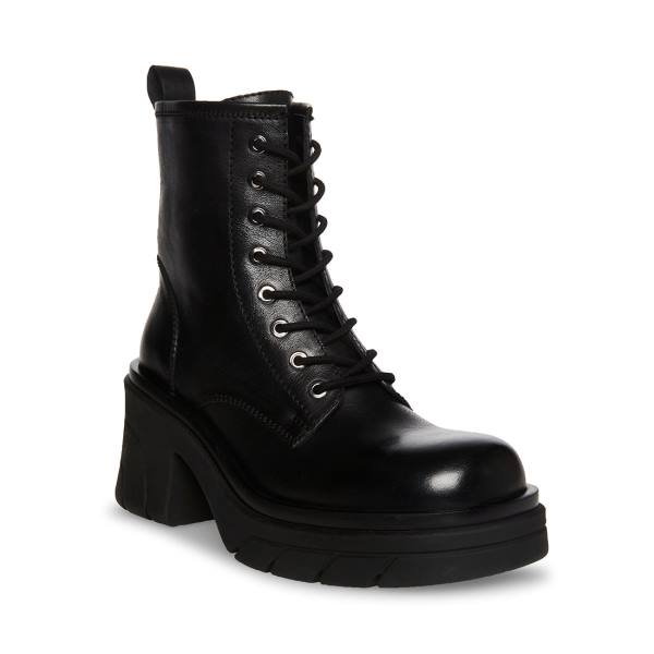 Kozaki Damskie Steve Madden Dax Czarne | SM-097OG