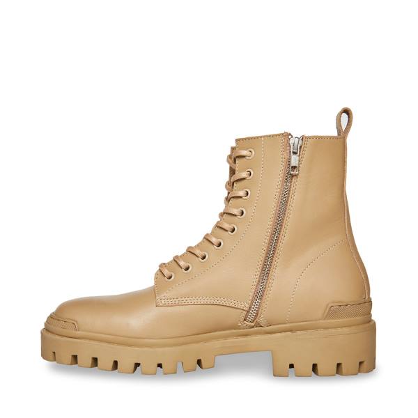 Kozaki Męskie Steve Madden Halen2 Sand Brązowe | SM-248JL