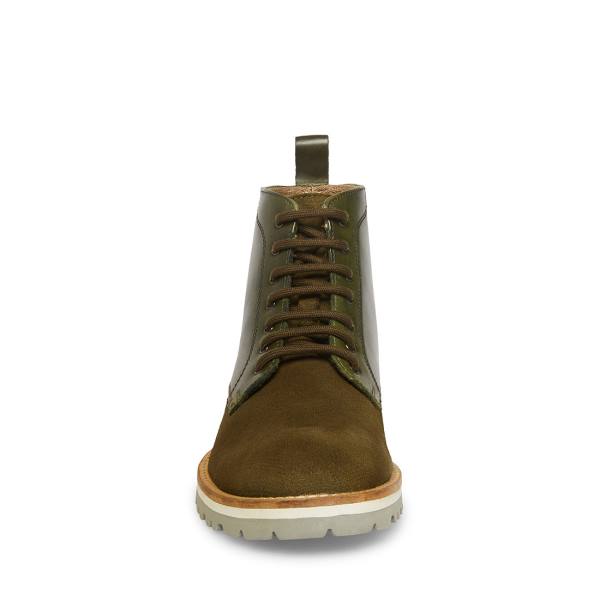 Kozaki Męskie Steve Madden Kamryn Khaki | SM-285SW