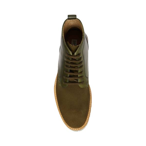 Kozaki Męskie Steve Madden Kamryn Khaki | SM-285SW