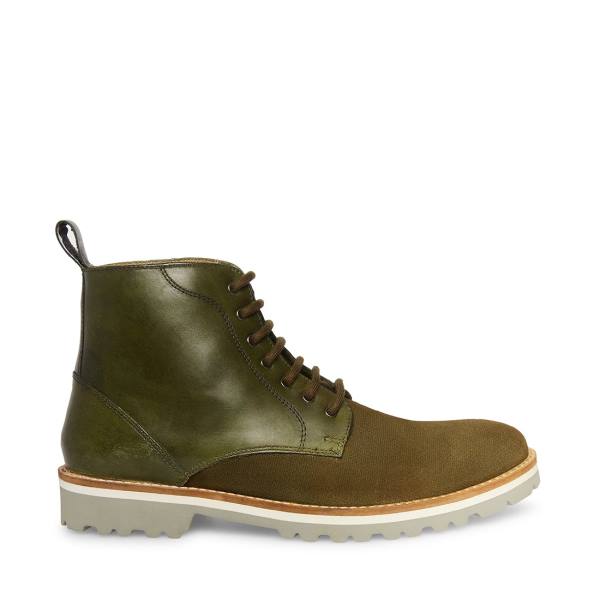 Kozaki Męskie Steve Madden Kamryn Khaki | SM-285SW