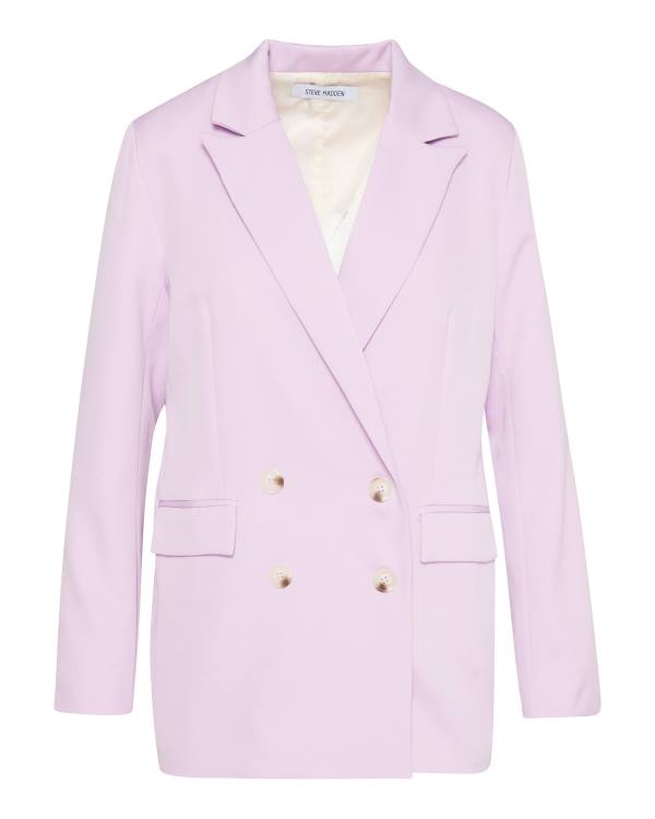 Kurtki Damskie Steve Madden Boyfriend Blazer Fioletowe | SM-704PU