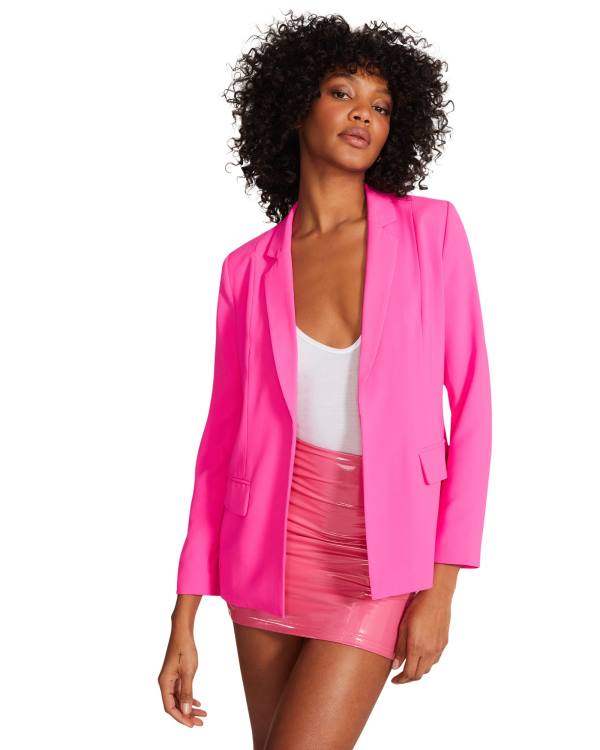 Kurtki Damskie Steve Madden Hot Blazer Różowe | SM-179RO