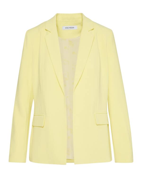 Kurtki Damskie Steve Madden Neon Blazer Żółte | SM-016HF