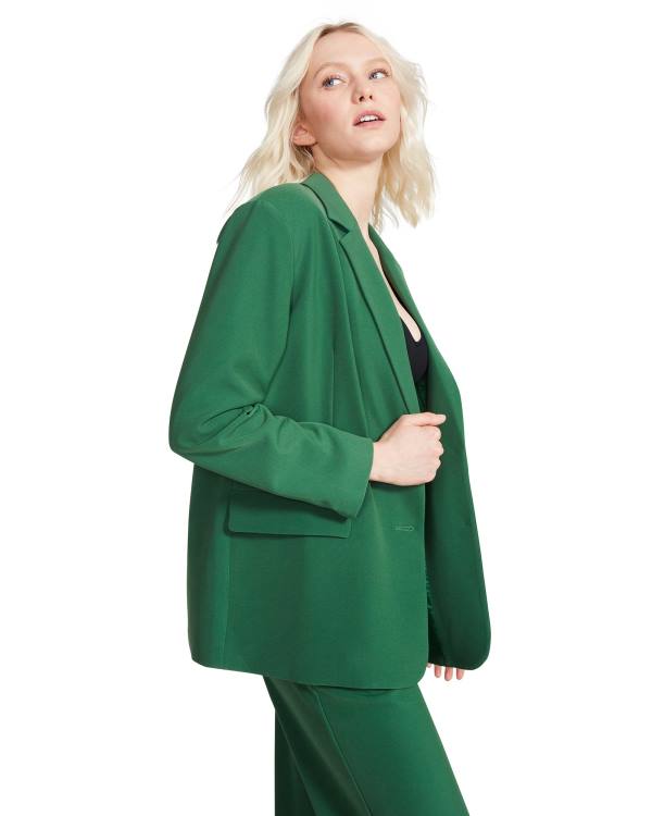 Kurtki Damskie Steve Madden Oversized Blazer Zielone | SM-539YT