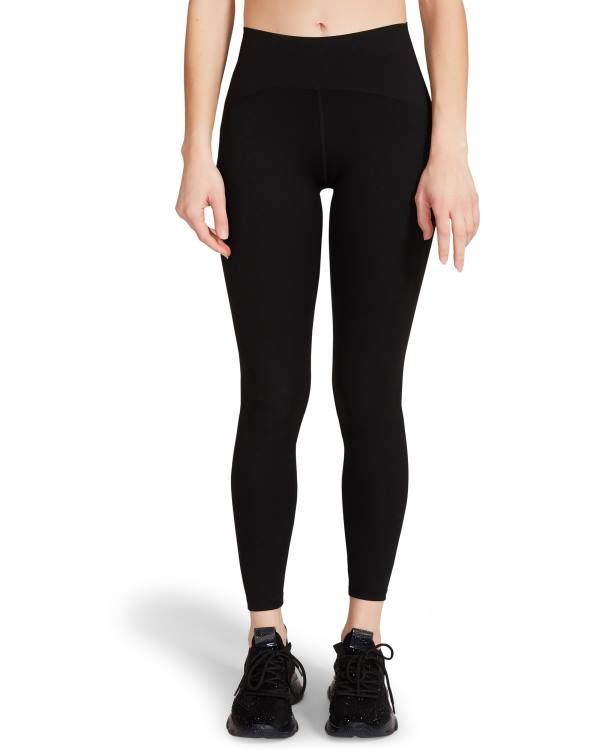 Legginsy Damskie Steve Madden Active Czarne | SM-714IM