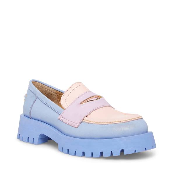 Loafersy Damskie Steve Madden Lawrence Pastel Kolorowe | SM-106HW