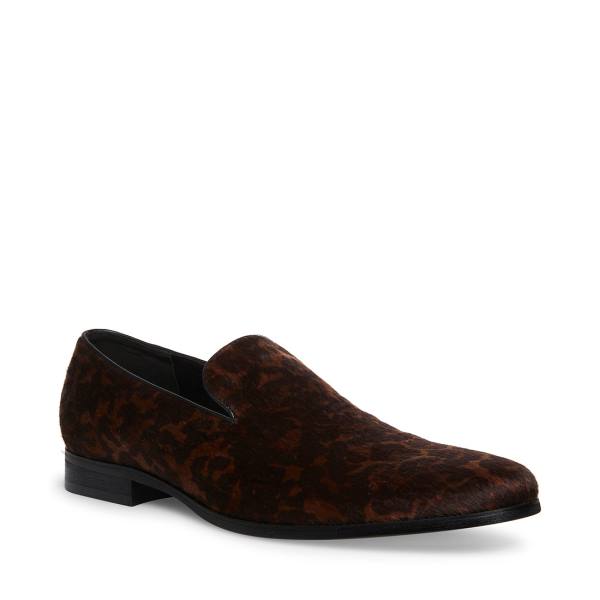 Loafersy Męskie Steve Madden Parigi Leopard Panterka | SM-762AT