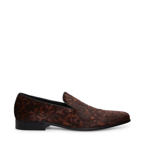 Loafersy Męskie Steve Madden Parigi Leopard Panterka | SM-762AT