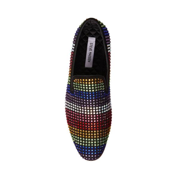 Mokasyny Męskie Steve Madden Charmer Rainbow Kolorowe | SM-098LW