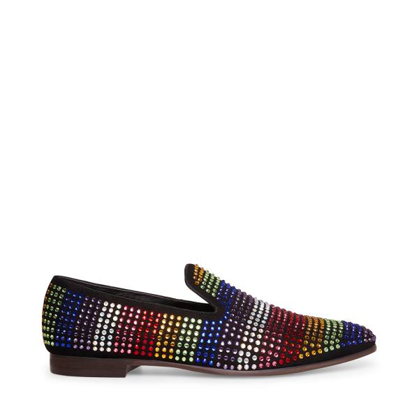 Mokasyny Męskie Steve Madden Charmer Rainbow Kolorowe | SM-098LW