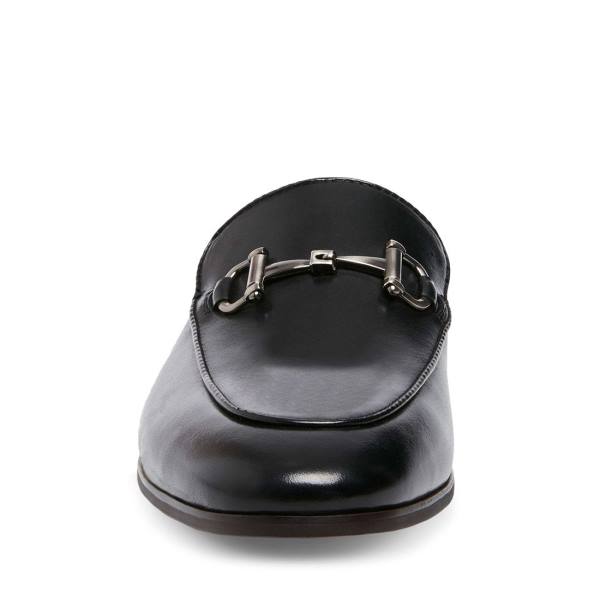 Mokasyny Męskie Steve Madden Dazling Skórzane Czarne | SM-069FX