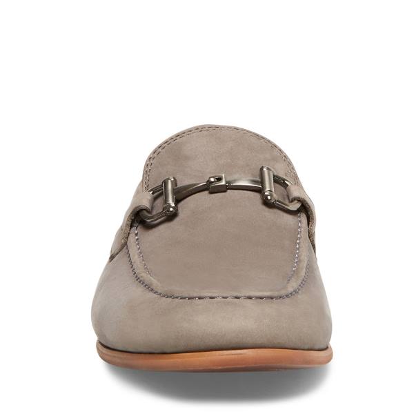 Mokasyny Męskie Steve Madden Debinair Nubuck Szare | SM-945PI