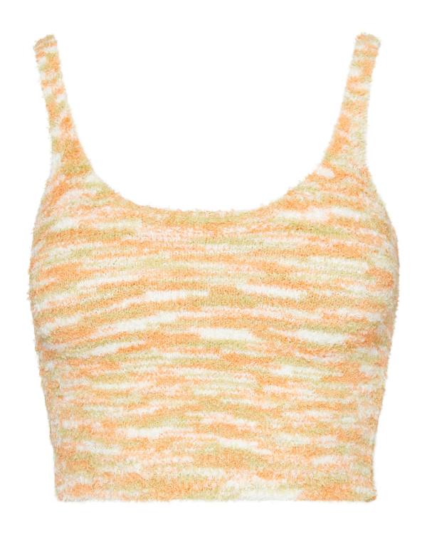 Najfatalniejszy Damskie Steve Madden Cozy Knit Tank Pomarańczowe | SM-831VU