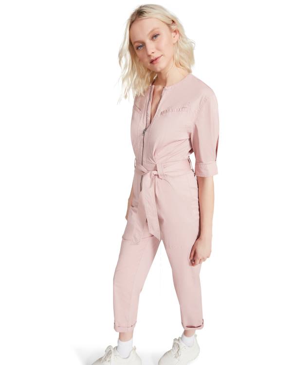 Najfatalniejszy Damskie Steve Madden Flying Private Jumpsuit Głęboka Różowe | SM-037QB