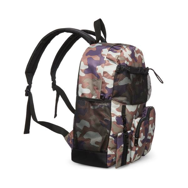 Plecaki Damskie Steve Madden With Clipp-off Pouch Camo Czarne | SM-045AW