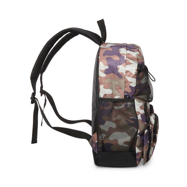 Plecaki Damskie Steve Madden With Clipp-off Pouch Camo Czarne | SM-045AW