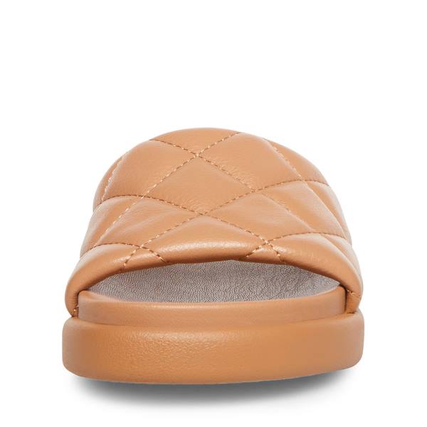 Sandały Damskie Steve Madden Abell Tan Brązowe | SM-352RS