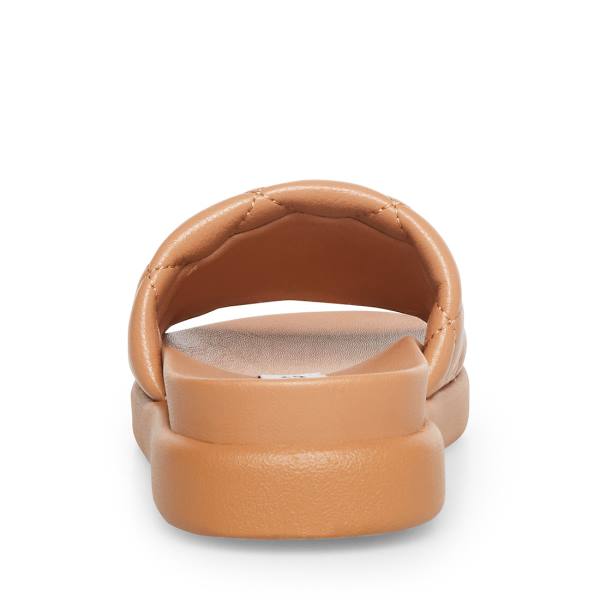 Sandały Damskie Steve Madden Abell Tan Brązowe | SM-352RS