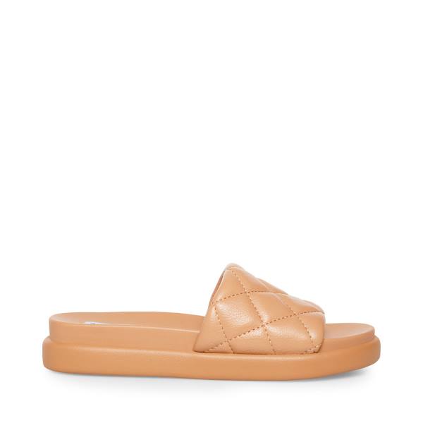 Sandały Damskie Steve Madden Abell Tan Brązowe | SM-352RS