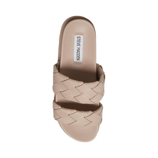 Sandały Damskie Steve Madden Briar Taupe Szare Brązowe | SM-219EL