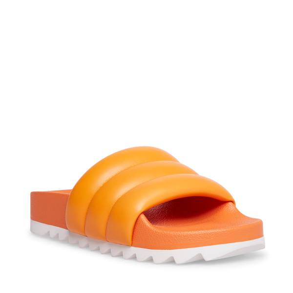 Sandały Damskie Steve Madden Cushy Pomarańczowe | SM-287TE