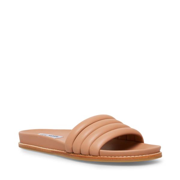 Sandały Damskie Steve Madden Drips Tan Beżowe | SM-612BT