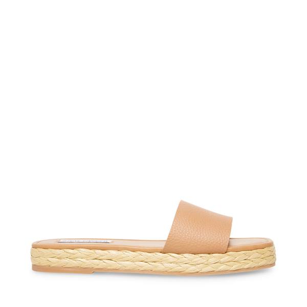 Sandały Damskie Steve Madden Gloriana Tan Brązowe | SM-795QA