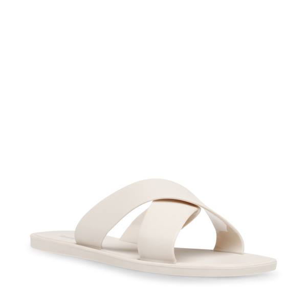 Sandały Damskie Steve Madden Horizon Off-white Białe | SM-960CR