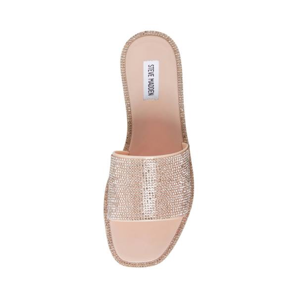 Sandały Damskie Steve Madden Jacelyn Tan Beżowe | SM-451OX