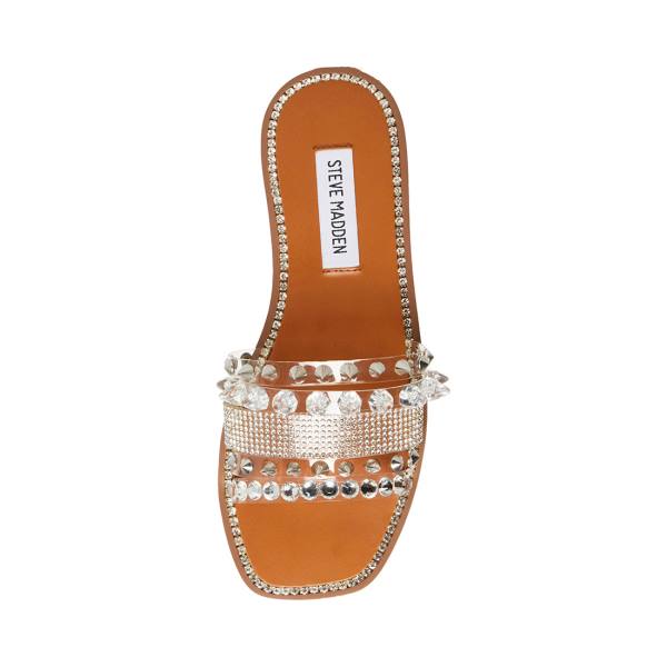 Sandały Damskie Steve Madden Leandra Clear | SM-658QA