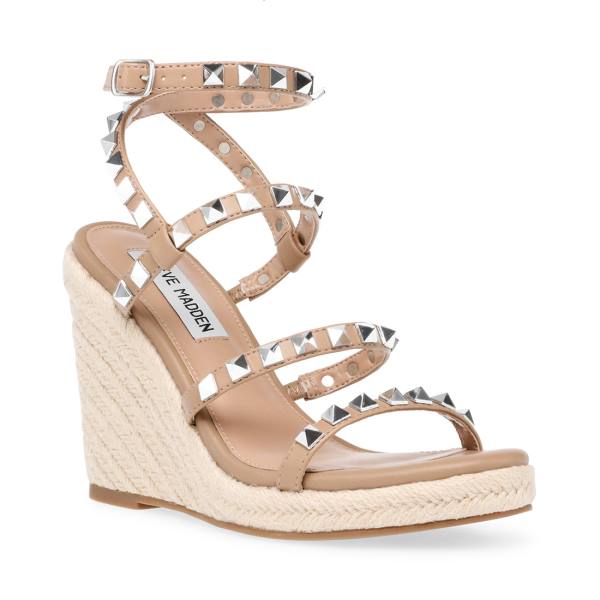 Sandały Damskie Steve Madden Mali Tan Brązowe | SM-076QH