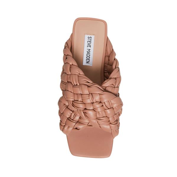 Sandały Damskie Steve Madden Marina Tan Beżowe | SM-489HY