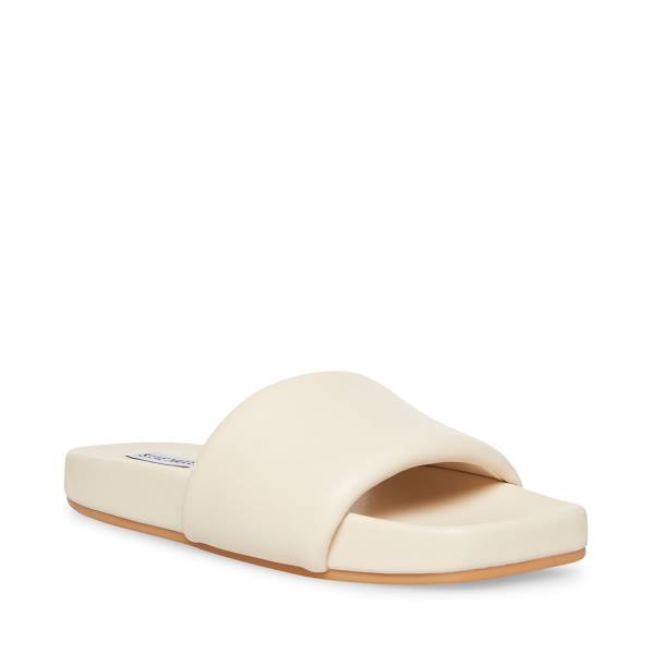 Sandały Damskie Steve Madden Mosy Bone Beżowe | SM-674TL