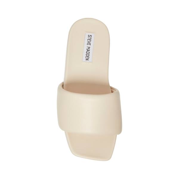 Sandały Damskie Steve Madden Mosy Bone Beżowe | SM-674TL